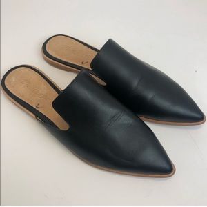 Madewell Gemma mules black leather 8